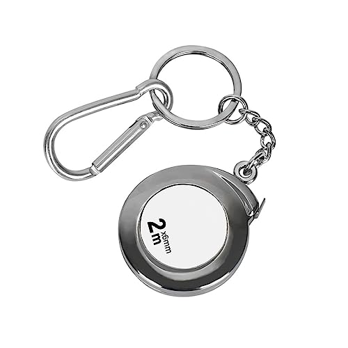 Cinta métrica mini retractil de 2 m acero inoxidable miniatura 5