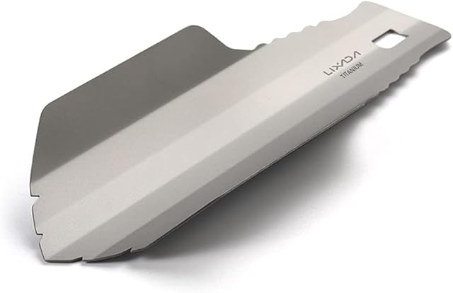 Lixada Titanium Garden Hand Trowel Camping Outdoor Hiking Backpacking Palette
