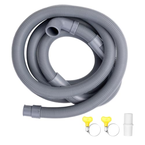 Manguera de lavadora y extensión flexible de 2,5 m sin fugas 6
