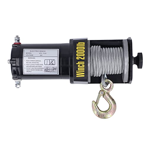 Kit de Winch Eléctrico 2000 LBS Cable de Acero miniatura 6