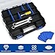VGECEE Werkzeug-organizer Sortmaster 34 Fächer Werkzeug Kleinteile Organizer Box Koffer Aufbewahrung Werkzeuge Kleinteile Doppelseitige Schrauben Sortierbox Sortierboxen Werkstatt (32 * 27 * 8cm)