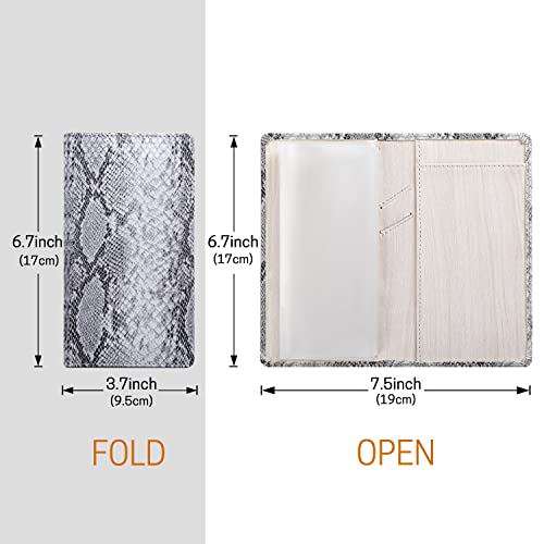 Image of Aurya Leather Checkbook Covers for Personal Checkbook, Checkbook Holder with Free Vinyl Divider, Checkbook Cover for Duplicate Checks for Men and Women