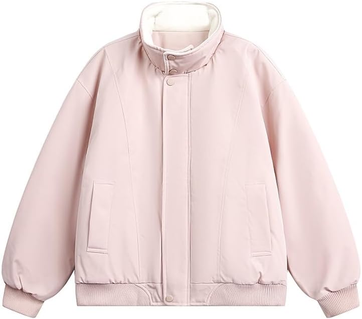 Winter Lapel Cotton Padded Jacket for Men Women Retro Thickened Warm