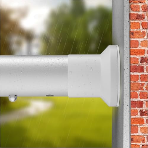 FurGreen Heavy Duty Tension Curtain Rod No Drilling, 63-123 Inch Adjustable