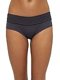 Braguita de bikini de mezcla de materiales de secado rápido de hilo reciclado con comodidad elástica, sostenible, con ajuste de cadera, corte cómodo con amplias barras laterales, comodidad óptima, pierna ligeramente cortada