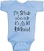 I'm Siriusly Soo Cute It's A Bit Riddikulus Funny Harry Potter Baby Wizard Onesie (Boys and Girls) by BeeGeeTees (6 Months, 4 Light Blue)