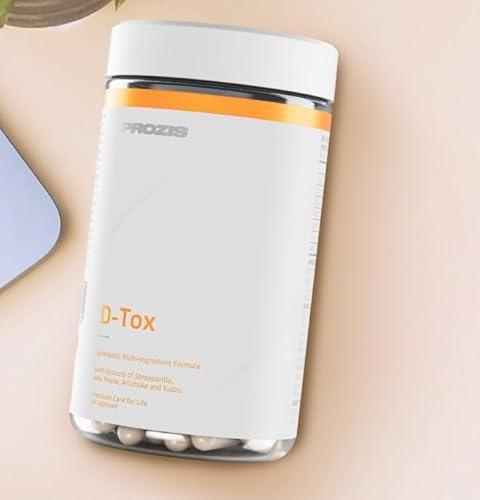 Prozìs D-Tox 60 compresse - Depurativo completo con : estratti di rizoma di salsapariglia, frutto di cardo mariano, foglia di carciofo e radice di kudzu, colina, inositolo ed acido alfa-lipoico.
