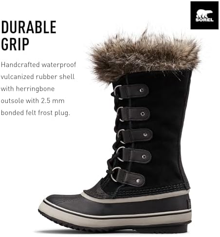 Sorel Women's Snow Boots, Black Black X Quarry, 7 | Image 2