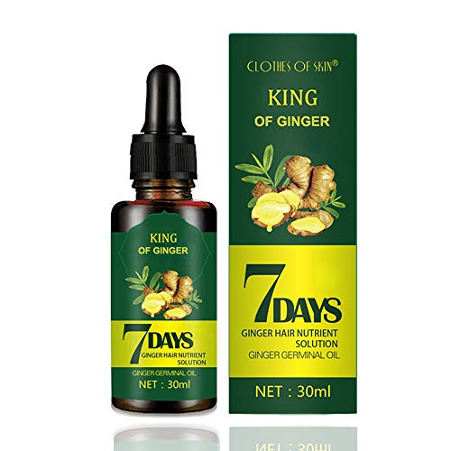 Hair Growth Serum Treatment, Ginger Germinal Essential Oil, Anti Hair Loss, Thinning, Balding, Promotes Thicker, Stronger Hair, And Promotes Hair Regrowth Products for Men & Women 1 Fl Oz