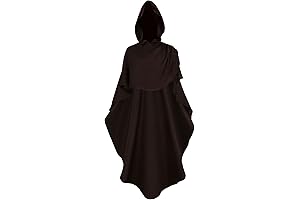Women's Plus Size Capes with Hood Gothic Vampire Costume for Teens