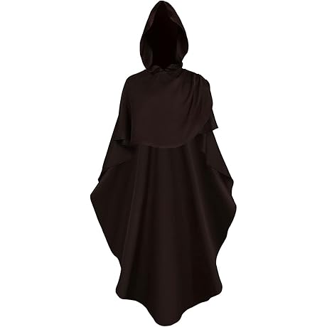Women's Plus Size Capes with Hood Gothic Vampire Costume for Teens