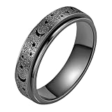 Anillo Spinner, joya antiestrés Modaiolo para dedos | Anillo antiansiedad para adultos estudiantes – Viaje, adultos, estudiantes, mujeres, meditación, desplazamientos, hablar en público