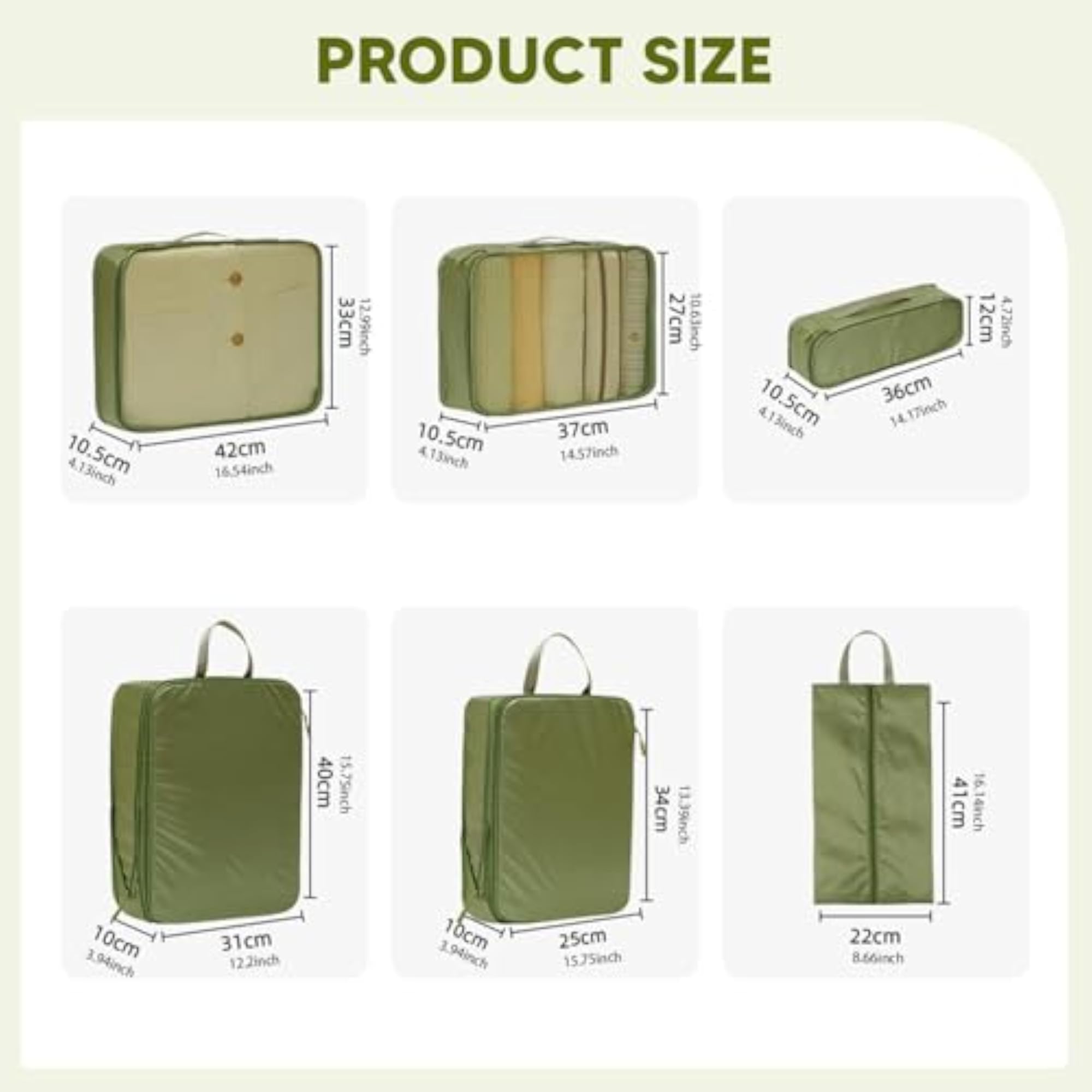 Packing Cubes for Travel, Space Saving Storage