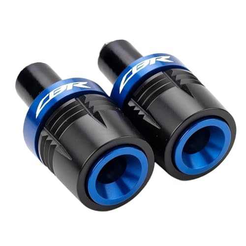 �̂��߂� CB650R/X/F CB400X CB300R CB125R CBR650R/F CBR500R �o�C�N�n���h���o�[�O���b�v�G���h�v���O�L���b�v�X���C�_�[�o�C�N�n���h���o�[�G���h�v���O�L���b�v �o�C�N�p �n���h�� �E�F�C�g(Blue -B)