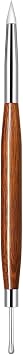 Double Head Nails Art Pen Double Ended Carving Tool for Intricate Designs and Gradient Effect with Wooden Handle