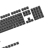 Hkfgdjdl 117 半透明 ABS キーキャップ OEM 高さ メカニカル キーボード用 高光透過率 アンチオイル フィニス
