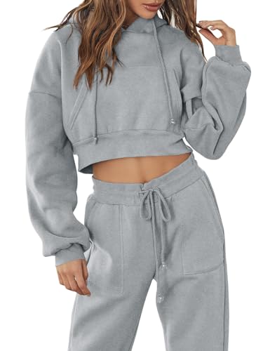 Crop Top Matching Sweatsuit