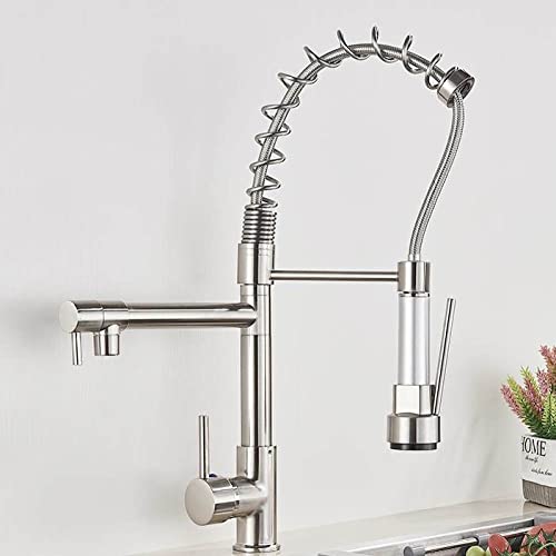 Robinet d'évier bicolore pour cuisiner et nettoyer avec élégance