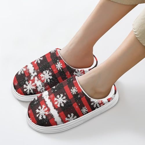 Ladies Bedroom Slippers for Indoor and Outdoor Soft Plush Fluffy Womens Bedroom Slippers with Anti-Skid Sole3