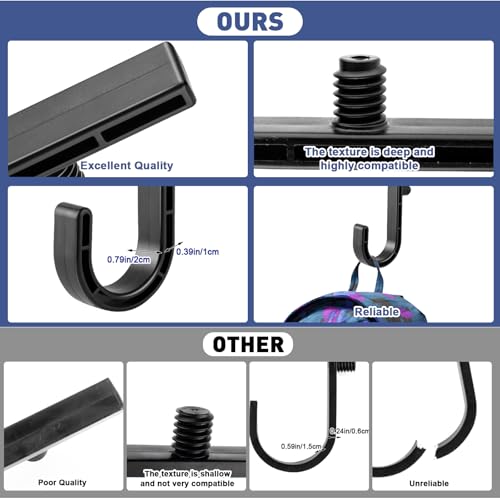 6 Pcs Storage Shed Hooks Compatible with Suncast/Craftsman Shed, J/U-Shape by VEEVIIY - Used condition - Image 4