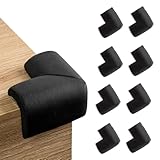 Paraspigoli Angolari in Gomma per Mobili 8 Pezzi – Protezioni Spigoli 90° in Schiuma Morbida con Adesivo – Anti Urto per Bambini, 4,5 cm Interni, Sicurezza Casa
