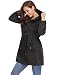 Aibrou Abrigo Impermeables con Capucha para Mujer,Cortavientos,Cortavientos Deportivo de Manga Larga Impermeable,Ligero...