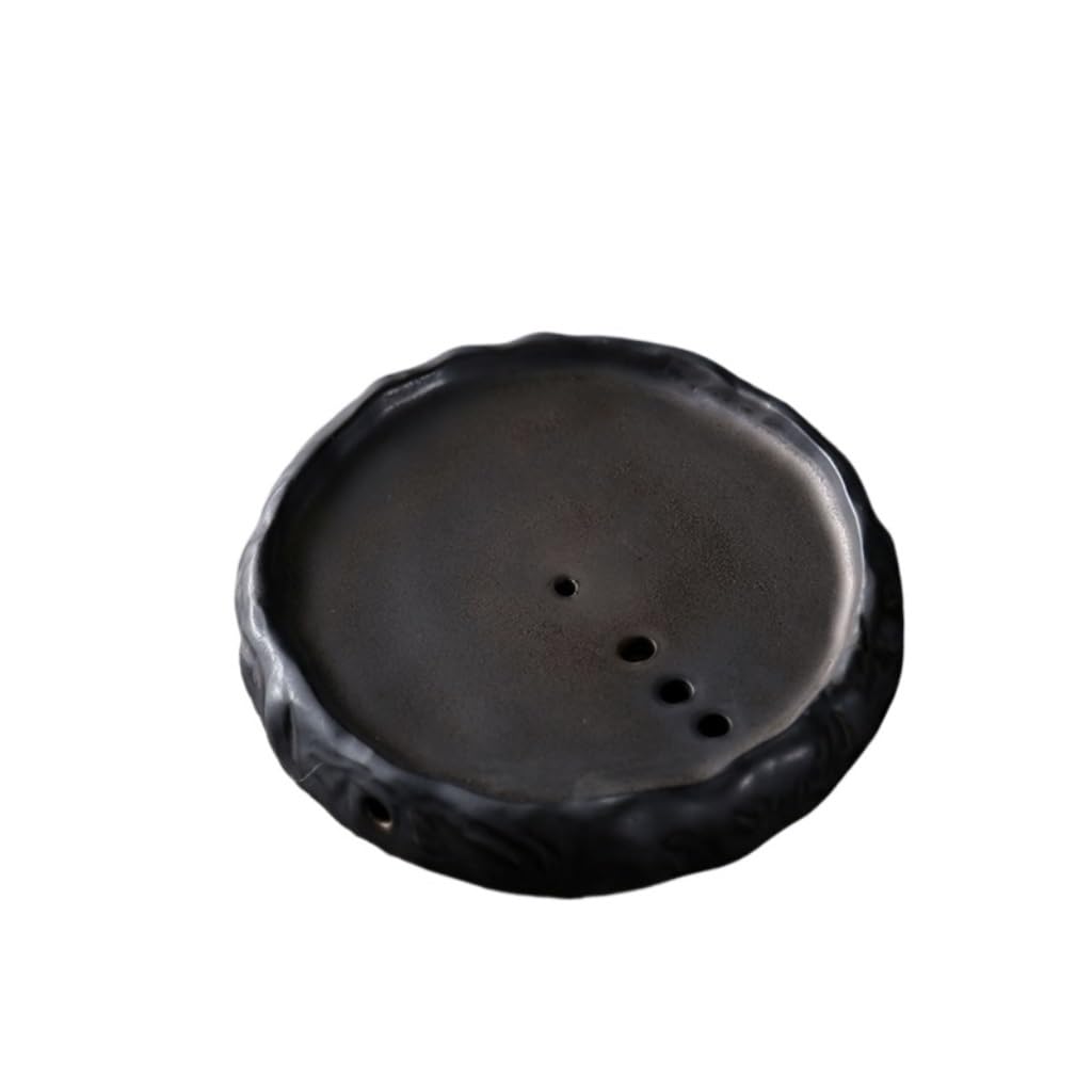 GTHTUHFD Kung Fu Tea Tray Chinese Teapot Base Drainage Dry Brew Tea Tray Ceramic Household Tea Set Tray Office Tea Tray Tea Room Tray,A