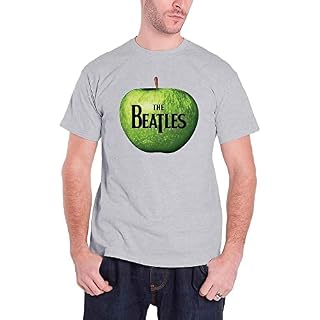 Beatles Mens Tee: Apple (X-Large) - Black - X-Large – Image 4