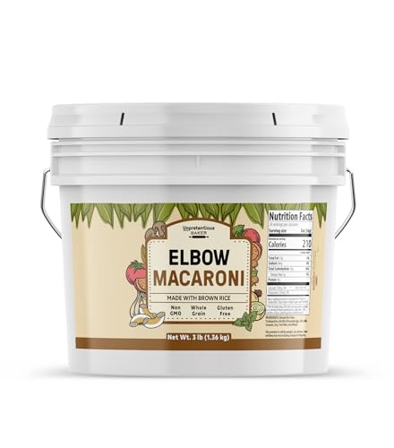Unpretentious, Brown Rice Elbow Macaroni, 3 Lb