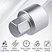 Aphohome Wheel Lock Nut Key for Audi, 27mm OD Socket, Universal Anti-Theft Lug Nut Removal Tool, Type A Security Screw Remover