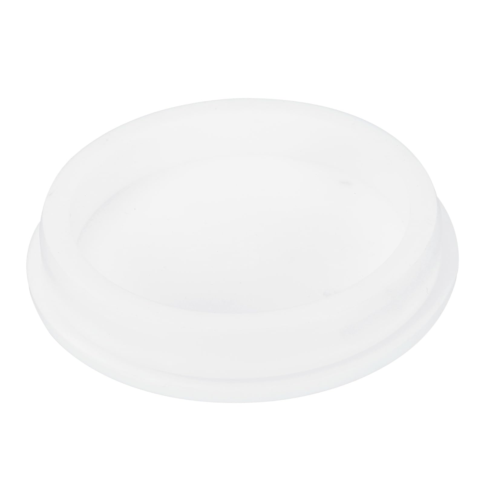 sourcing map 1Pcs Silicone Hole Plug 111.5mm, White High Temp T Type Rubber Stoppers for 110-111mm Hole, Waterproof Button Hole End Covers for Powder Coating, Sealing Plugs, Pipe Holes