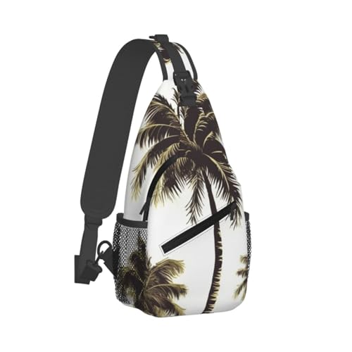 Bolso Sling Negro para Senderismo y Viaje