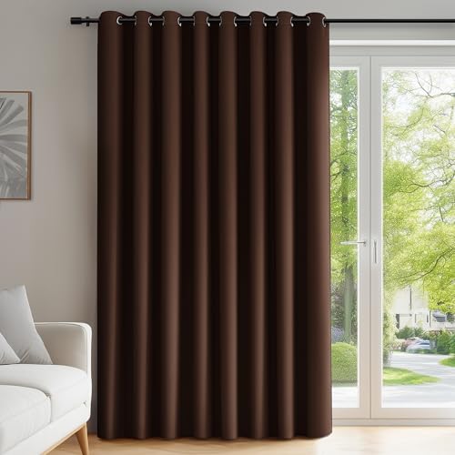 Image of Deconovo Room Divider Curtains for Living Room 84 Inches Long, Door Curtain