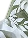LOZ Women's 2 Piece Outfits Green 3/4 Sleeve Double Layer Top and Leaf Print Straight Leg Pants Lounge Set 2025 Trendy