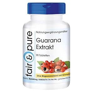Fair & Pure® – Guarana extract 300mg (4:1) van 1200mg guarana – vegan – 90 guarana tabletten – bevat coffeïne