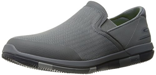Skechers Performance Men's Go Flex Walking Shoe,Charcoal/Navy,8 M US