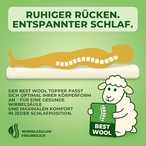 Topper Materasso 120X200 Cm – Materasso Correttore Ipoallergenico E Lavabile Con Comfort Ergonomico – Topper Per Dormire Comodamente Senza Dolori Alla Schiena - 5
