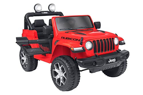Jeep Wrangler Rubicon Rossa - Auto Elettrica Per Bambini 12 Volt Con Radiocomando - Espidko - Globo Giocattoli - 40452 - 8