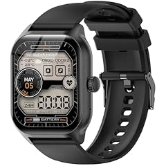 LAOYABB Smartwatch Uomo Donna, Sportivo Fitness Tracker con Effettua o Risposta Chiamate, 2.01" Intelligente Orologio con Contapassi/Cardiofrequenzimetro/Sonno, IP68 Smart Watch per Android iOS