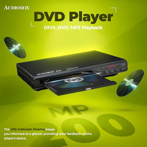 Leitor de DVD MP-200: DIVX, DVD, reprodução de MP3, suporte para vários formatos, saída HDMI, contro