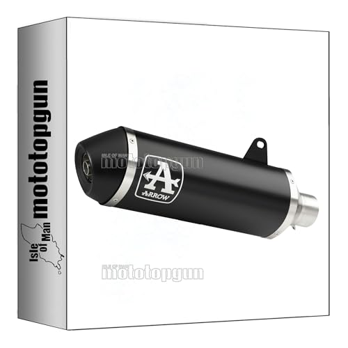 Pot echappement Arrow Open Urban noir pour Peugeot Metropolis 400 2017-2021
