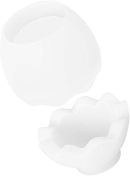 Easy Releasing Silicone Mold Eggs Shape for Making Decorative Jars and Jewelry Storage Versatile Project Small Planner Mold