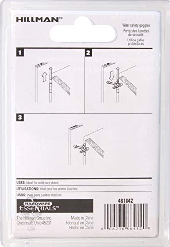 Hardware Essentials 851328 Hinge Pin Solid Door Stops Antique Brass