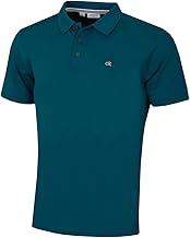 Calvin Klein Men's Campus 3-Button, Slightly Wavy Collar Polo Shirt