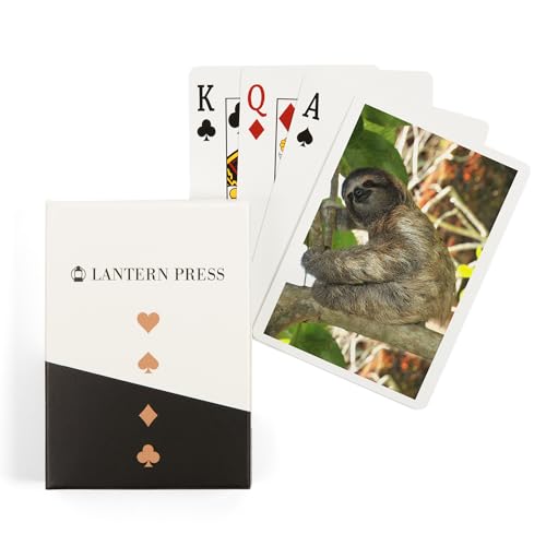 Baraja de 52 cartas Poker para adultos Sloth in Tree
