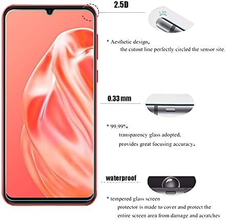 AOKUMA Screen Protector for Ulefone Note 6 Tempered Glass Screen Protector, [2 Pack] Premium Quality Guard Film, Case Friendly, Comfortable Round Edge,Shatterproof, Shockproof, Scratchproof oilproof