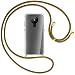 Produktbild mtb more energy® Handykette kompatibel mit Nokia 5.3 (6.55'') - Khaki/Gold - Smartphone Hülle zum Umhängen - Anti Shock Full TPU Case