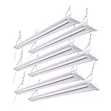 THKSGOD Linkable LED Shop Light 4ft,5000K Daylight White,led Shop Light for Garage 4500LM Super Brig