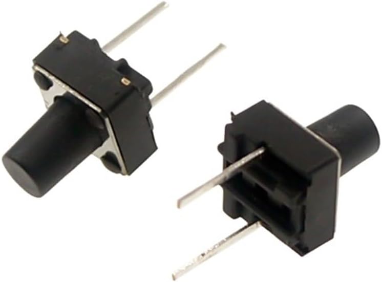 20/50/100Pcs Tactile Switch Momentary Tact DIP Switch 2Pin 6 x 6mm Touch Push Button Switch High 5mm 6mm 7mm 8mm 9mm(6x6x9mm,50pcs)