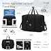 SPAHER Reisetasche Handgepäck Tasche 55x40x23 Lufthansa Wizzair Eurowings Leichte Reisetasche Groß Faltbare 50L wasserdichte Tasche Flugzeug Travel Duffle Bag Cabin Bag Weekender Damen Herren